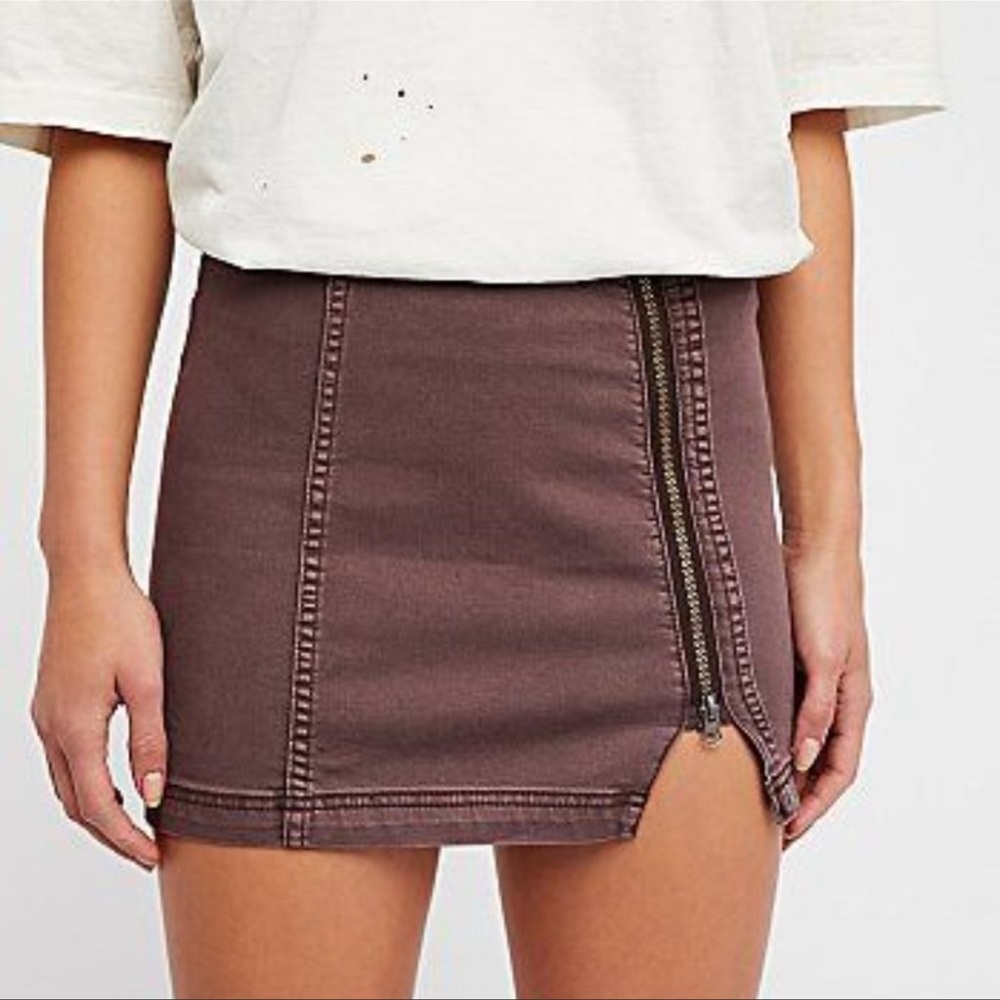 Free people mini skirt